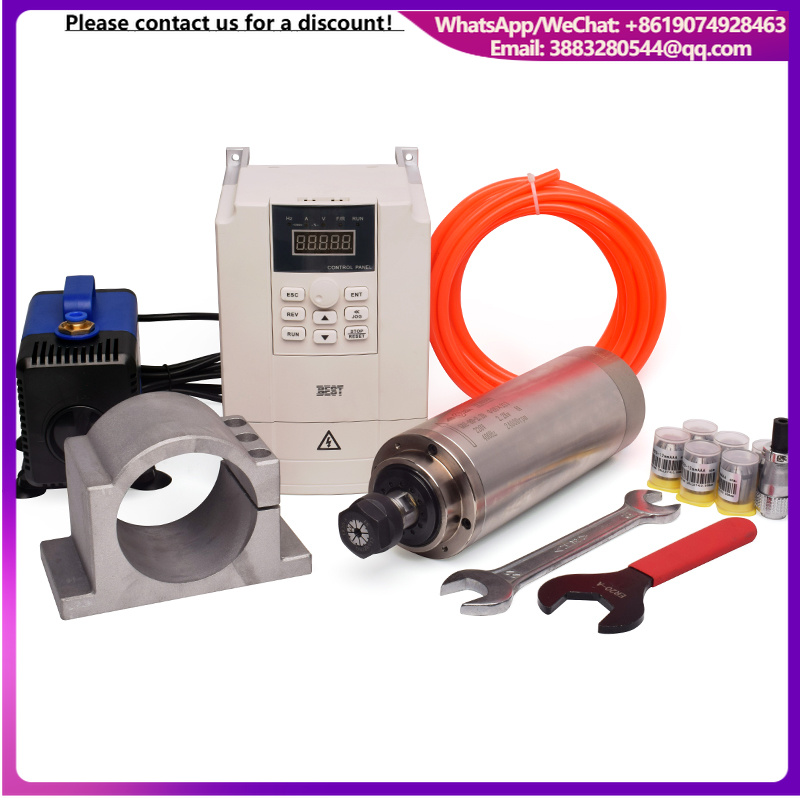 2.2Kw Water Cooled Spindle Kit Vfd - Günstiger Preis, hohe Geschwindigkeit, GDZ-Spindel und